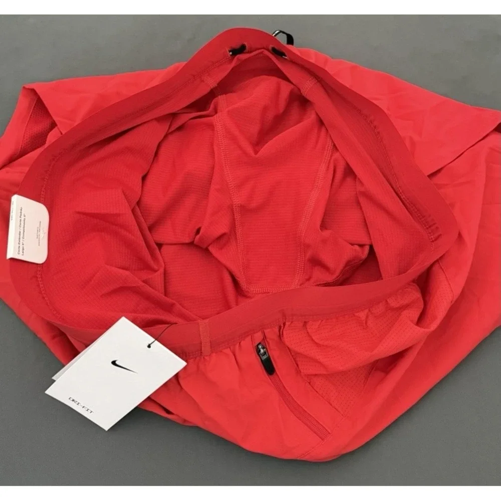 Nike Running Shorts Mens Size XXL Red Black Lined Standard Fit CJ5467-657 NEW